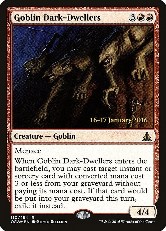 Image for Goblin Dark-Dwellers (110) (Prerelease Cards) - Magic: The Gathering