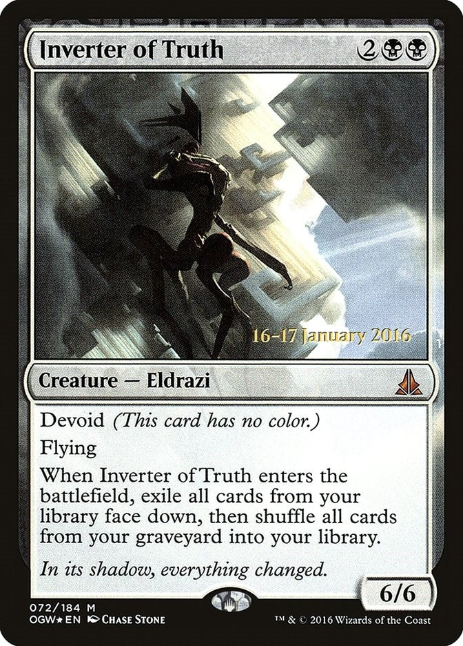 Image for Inverter of Truth (72) (Prerelease Cards) - Magic: The Gathering