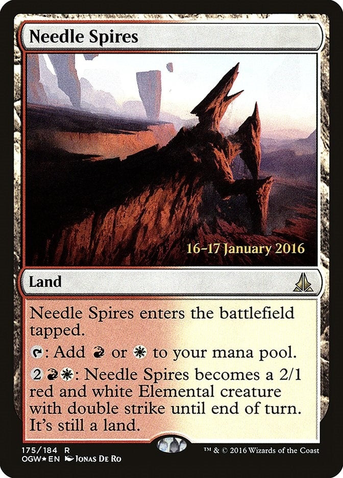 Image for Needle Spires (175) (Prerelease Cards) - Magic: The Gathering