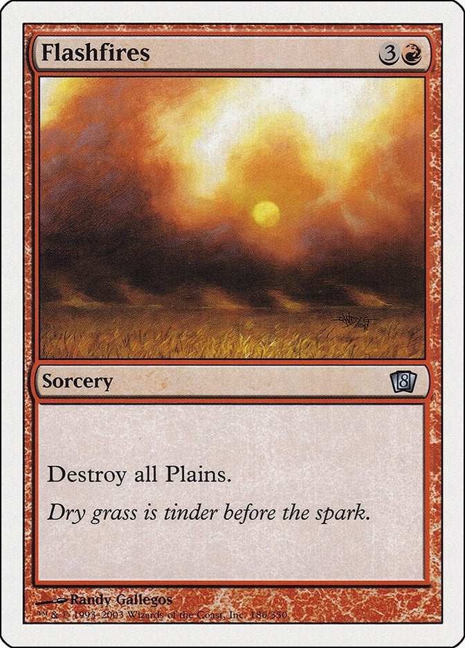 Image for Flashfires (186) (8th Edition) - Magic: The Gathering
