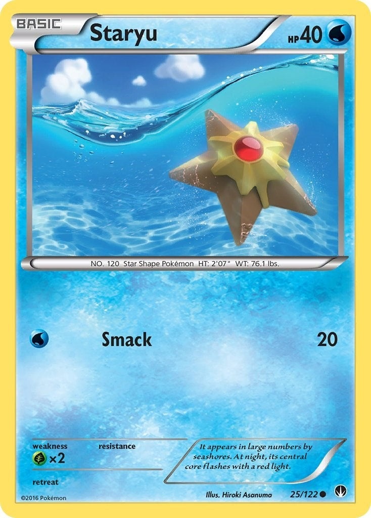 Image for Staryu (25/122) (BKP) - Pokemon