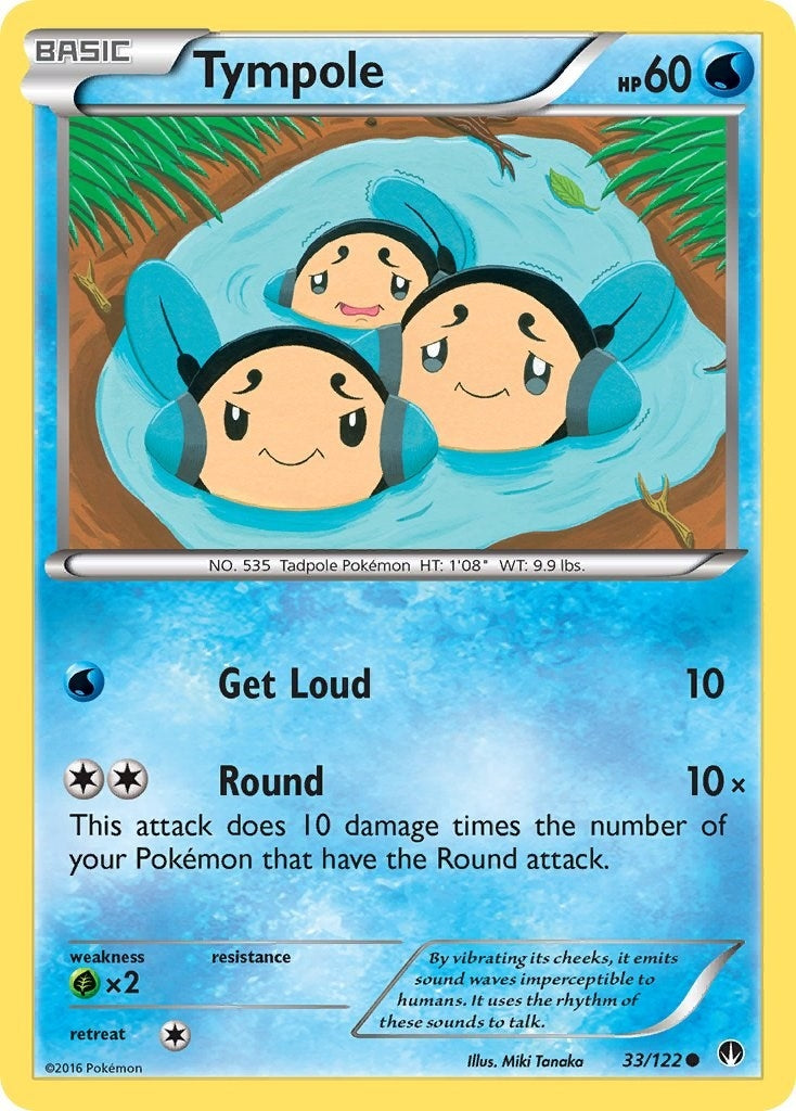 Image for Tympole (33/122) (BKP) - Pokemon
