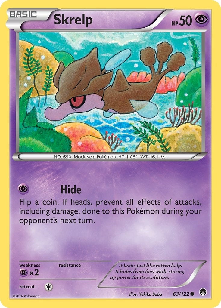 Image for Skrelp (63/122) (BKP) - Pokemon