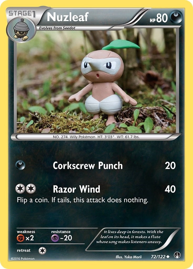 Image for Nuzleaf (72/122) (BKP) - Pokemon