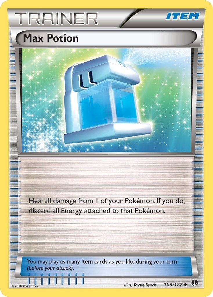 Image for Max Potion (103/122) (BKP) - Pokemon