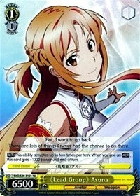 Image for "Lead Group" Asuna (SAO/S20-E101 TD) (Sword Art Online) - Weiss Schwarz