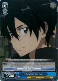 Image for "Beater" Kirito (SAO/S20-E103 TD) (Sword Art Online) - Weiss Schwarz