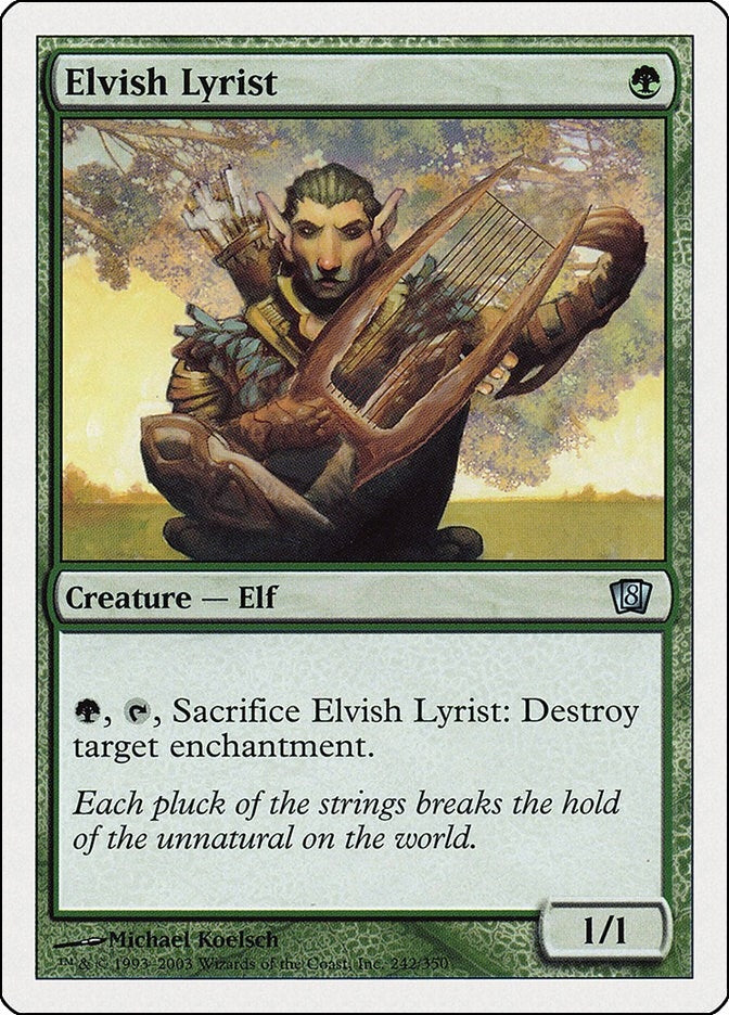 Image for Elvish Lyrist (242) (8th Edition) - Magic: The Gathering