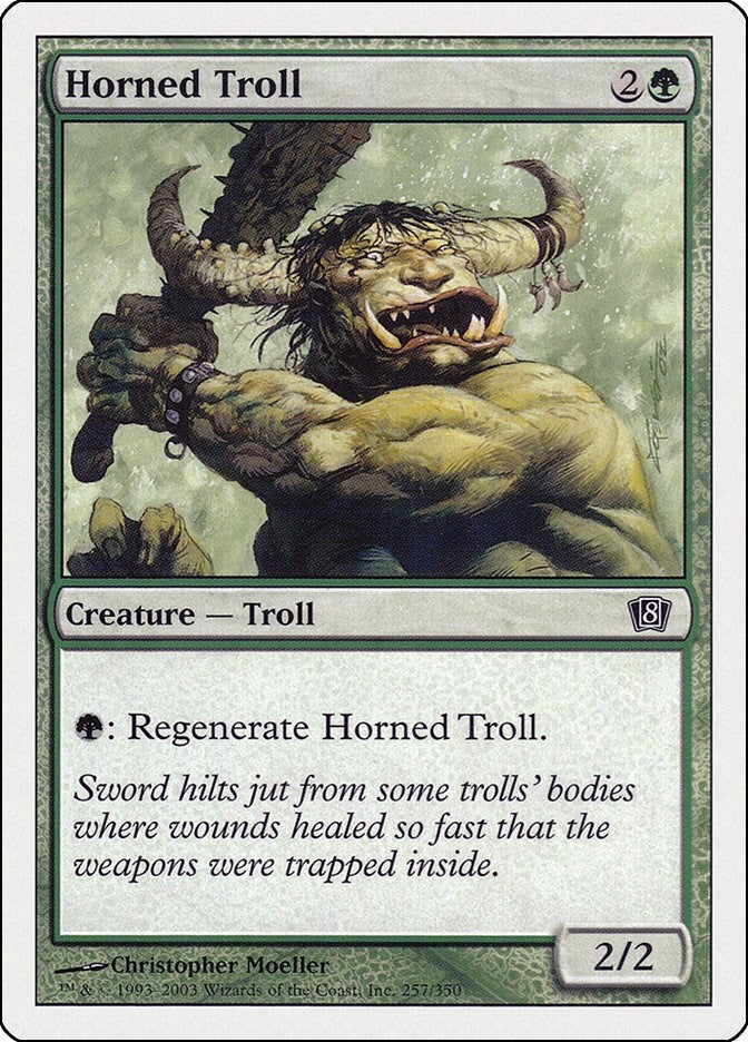 Image for Horned Troll (257) (8th Edition) - Magic: The Gathering
