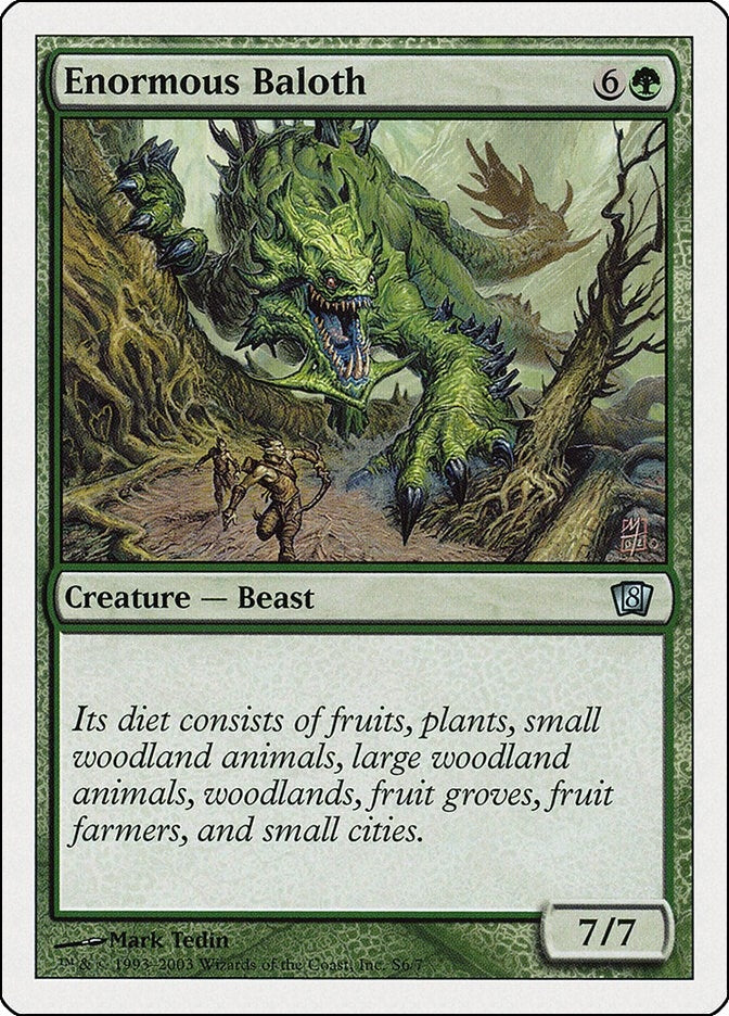Image for Enormous Baloth (S6) (8th Edition) - Magic: The Gathering