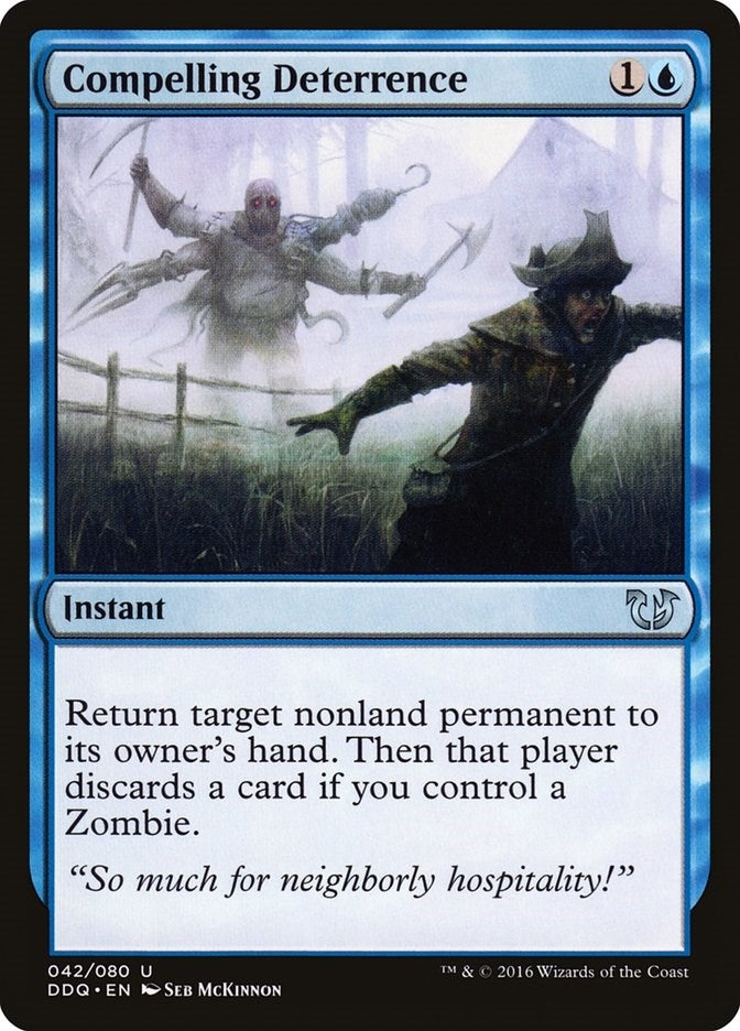 Image for Compelling Deterrence (42) (Blessed vs. Cursed) - Magic: The Gathering