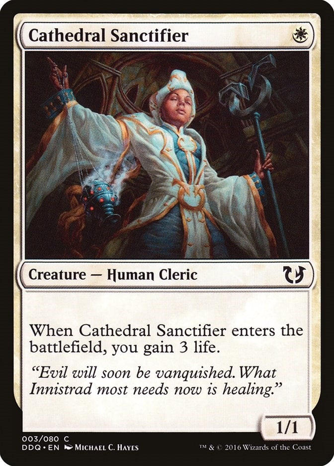 Image for Cathedral Sanctifier (3) (Blessed vs. Cursed) - Magic: The Gathering