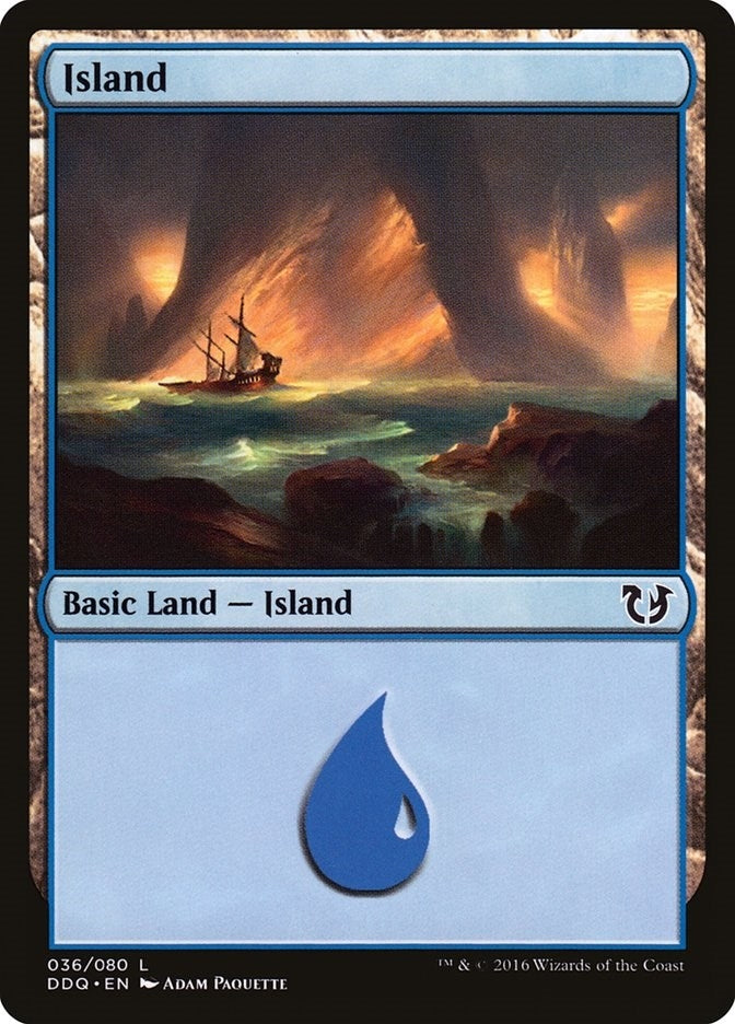 Image for Island (036) (36) (Blessed vs. Cursed) - Magic: The Gathering