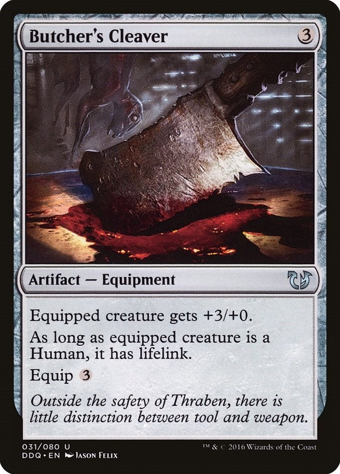 Image for Butcher's Cleaver (31) (Blessed vs. Cursed) - Magic: The Gathering