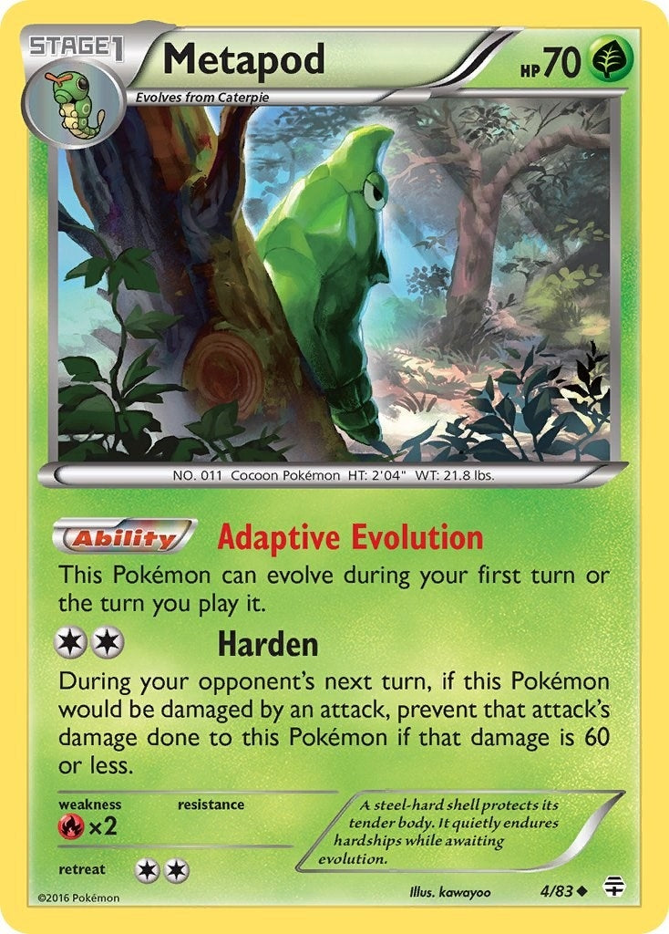 Image for Metapod (4/83) (GEN) - Pokemon