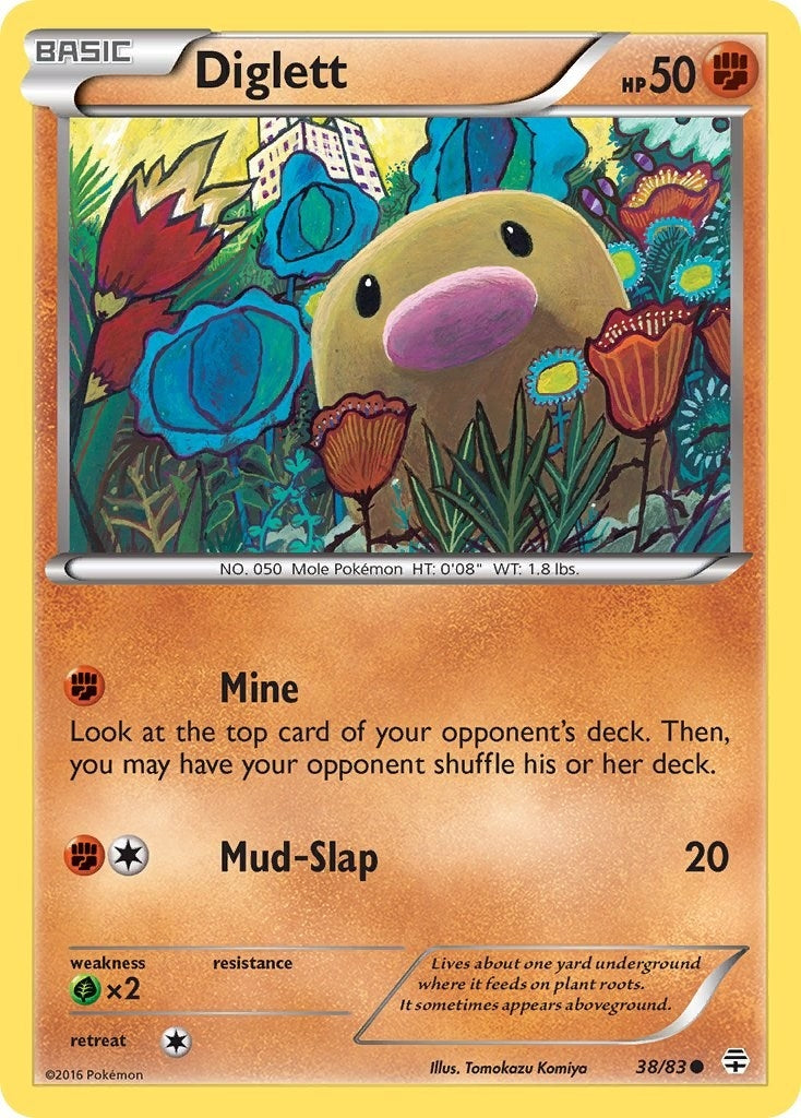 Image for Diglett (38/83) (GEN) - Pokemon