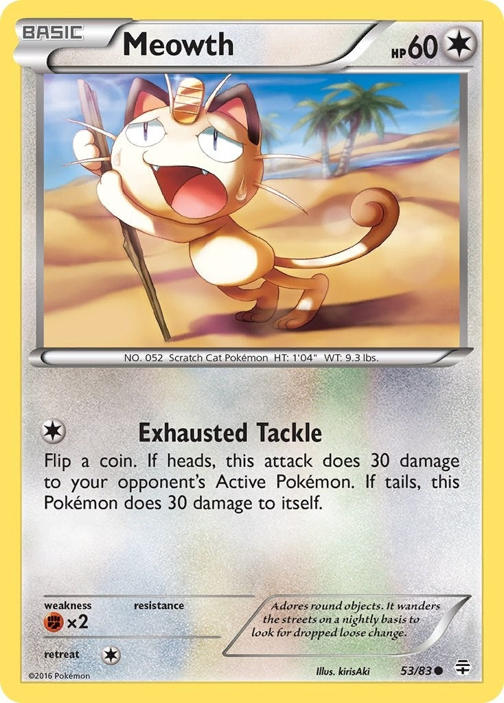 Image for Meowth (53/83) (GEN) - Pokemon