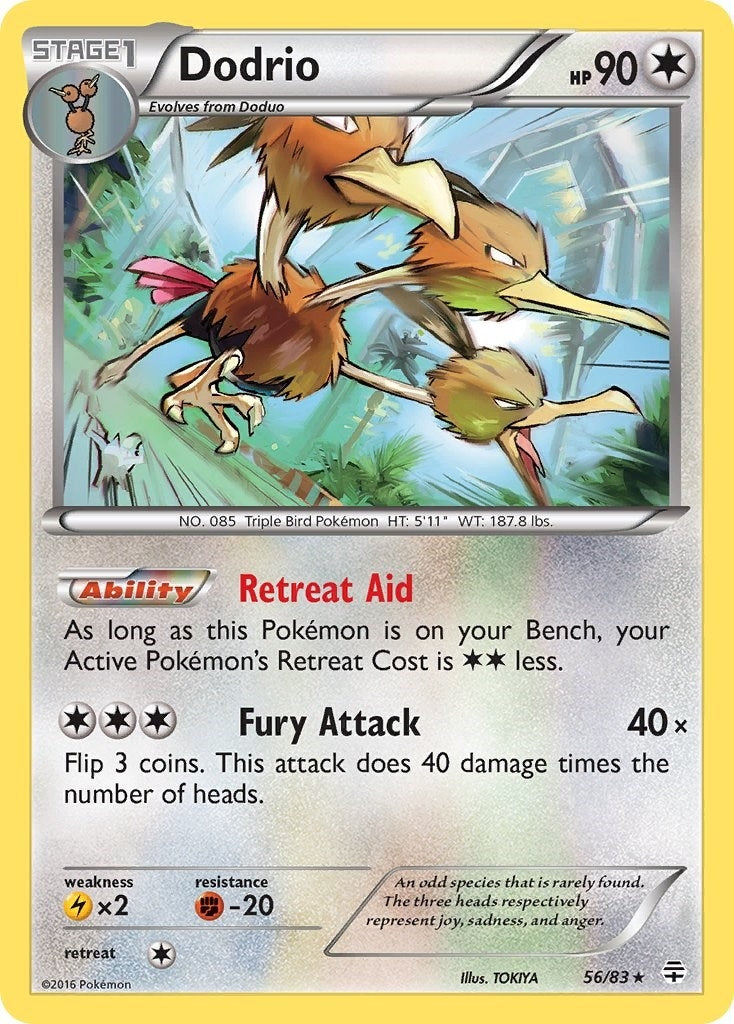 Image for Dodrio (56/83) (GEN) - Pokemon