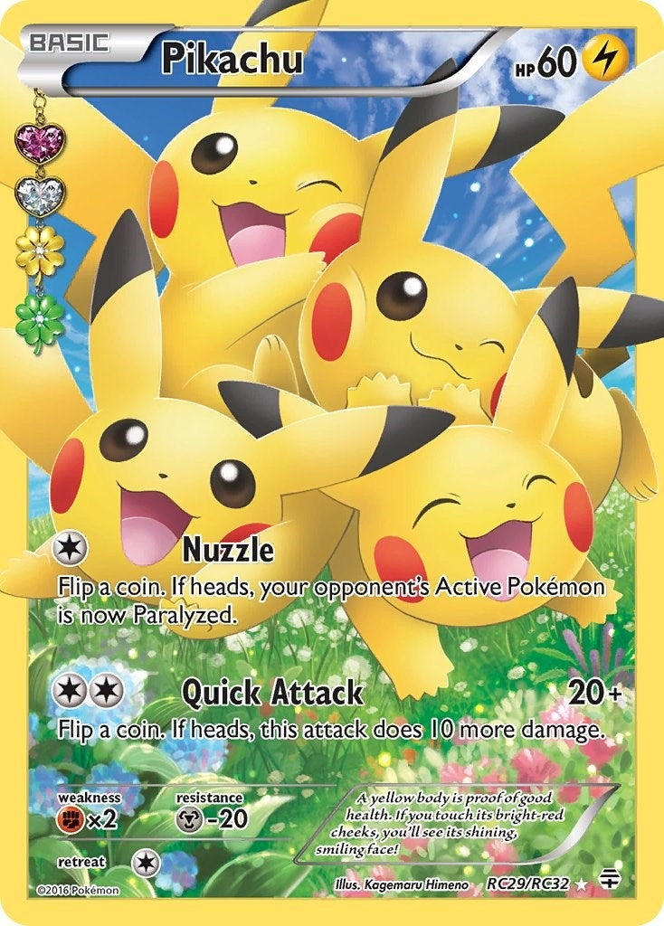 Image for Pikachu (Full Art) (RC29/RC32) (GEN) - Pokemon