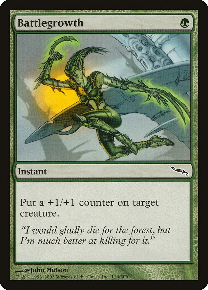 Image for Battlegrowth (113) (Mirrodin) - Magic: The Gathering