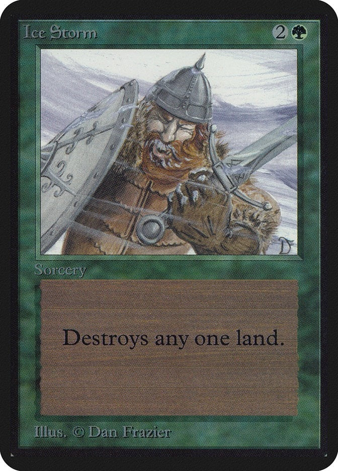 Image for Ice Storm (Alpha Edition) - Magic: The Gathering
