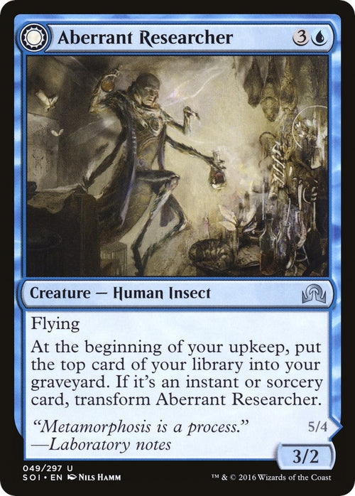 Image for Aberrant Researcher (49) (Shadows over Innistrad) - Magic: The Gathering