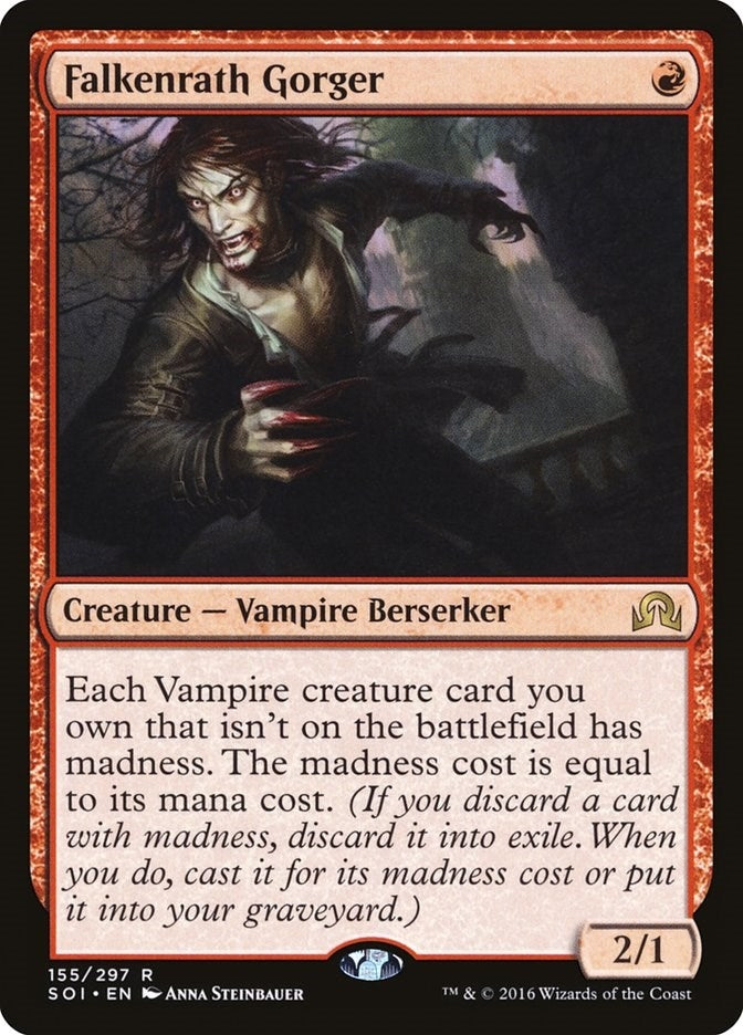 Image for Falkenrath Gorger (155) (Shadows over Innistrad) - Magic: The Gathering