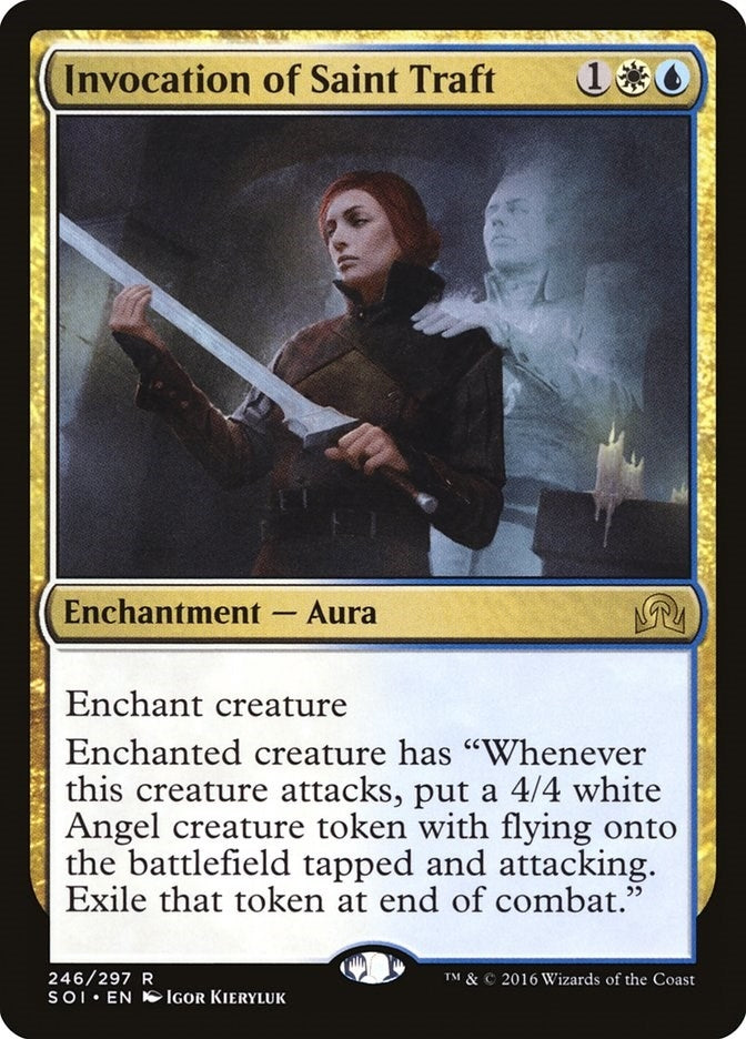 Image for Invocation of Saint Traft (246) (Shadows over Innistrad) - Magic: The Gathering