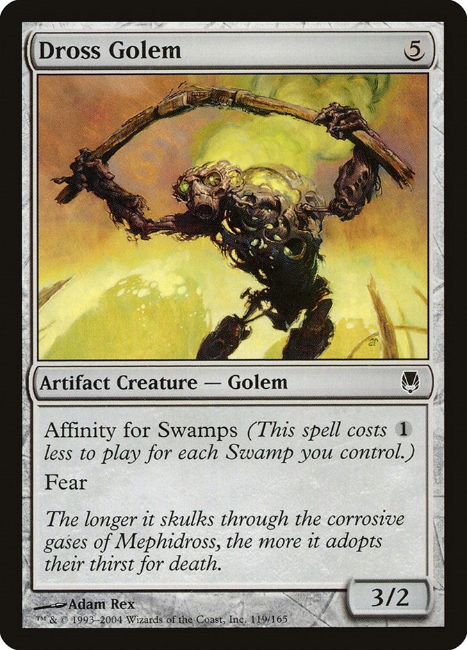 Image for Dross Golem (119) (Darksteel) - Magic: The Gathering