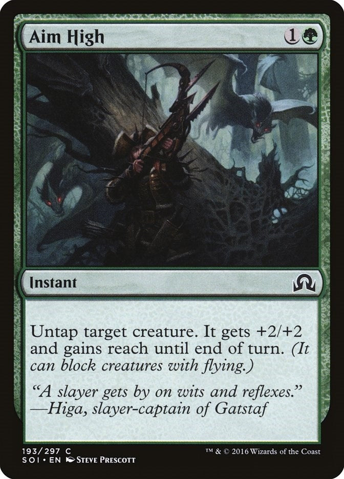Image for Aim High (193) (Shadows over Innistrad) - Magic: The Gathering