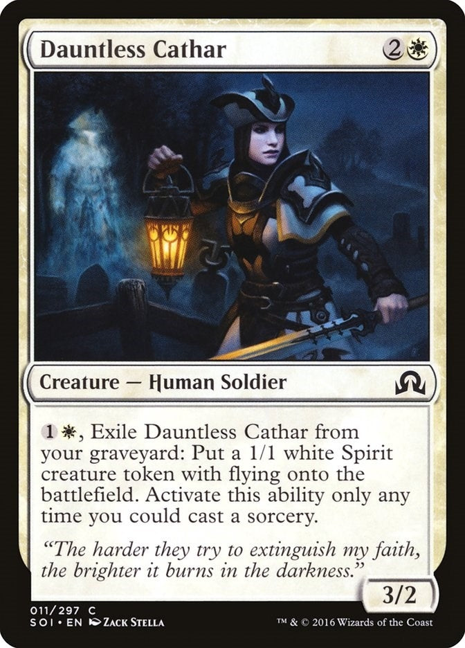 Image for Dauntless Cathar (11) (Shadows over Innistrad) - Magic: The Gathering