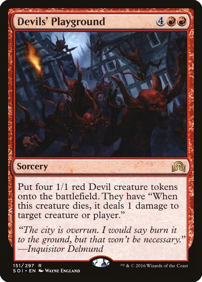 Image for Devils' Playground (151) (Shadows over Innistrad) - Magic: The Gathering