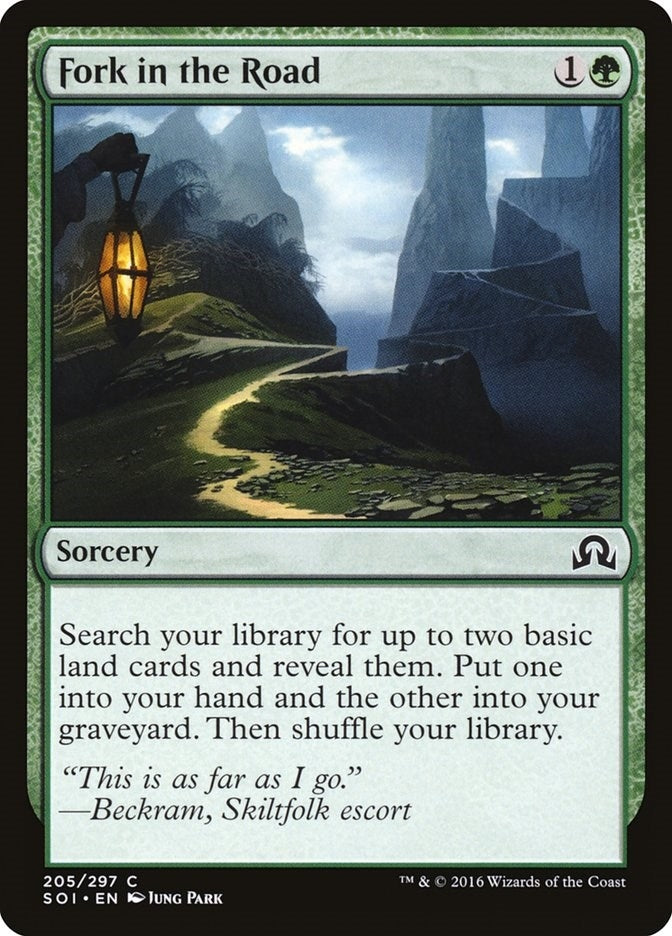 Image for Fork in the Road (205) (Shadows over Innistrad) - Magic: The Gathering