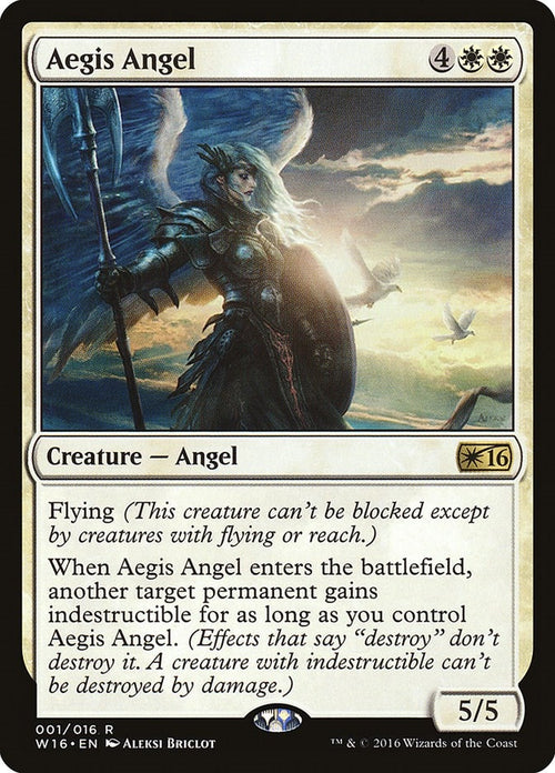 Image for Aegis Angel (1) (Welcome Deck 2016) - Magic: The Gathering