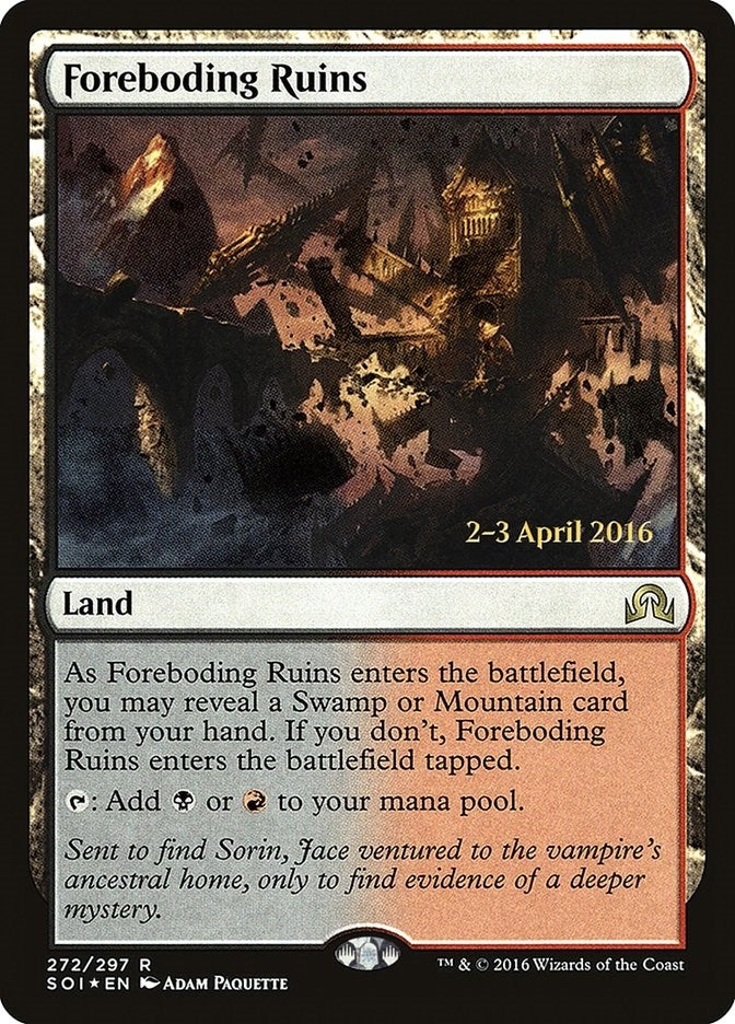 Image for Foreboding Ruins (272) (Prerelease Cards) - Magic: The Gathering