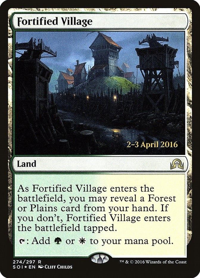 Image for Fortified Village (274) (Prerelease Cards) - Magic: The Gathering