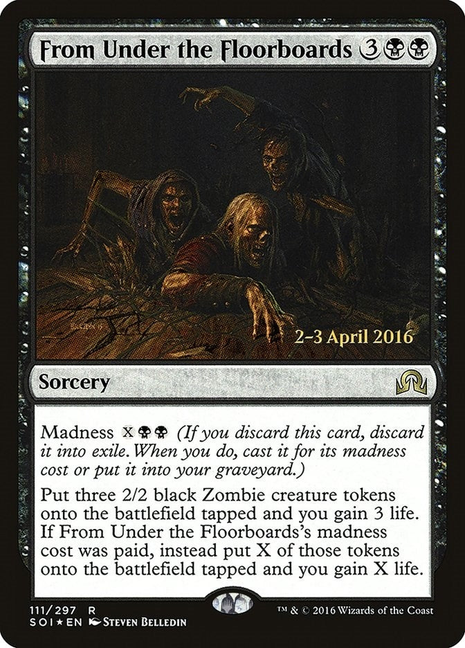 Image for From Under the Floorboards (111) (Prerelease Cards) - Magic: The Gathering