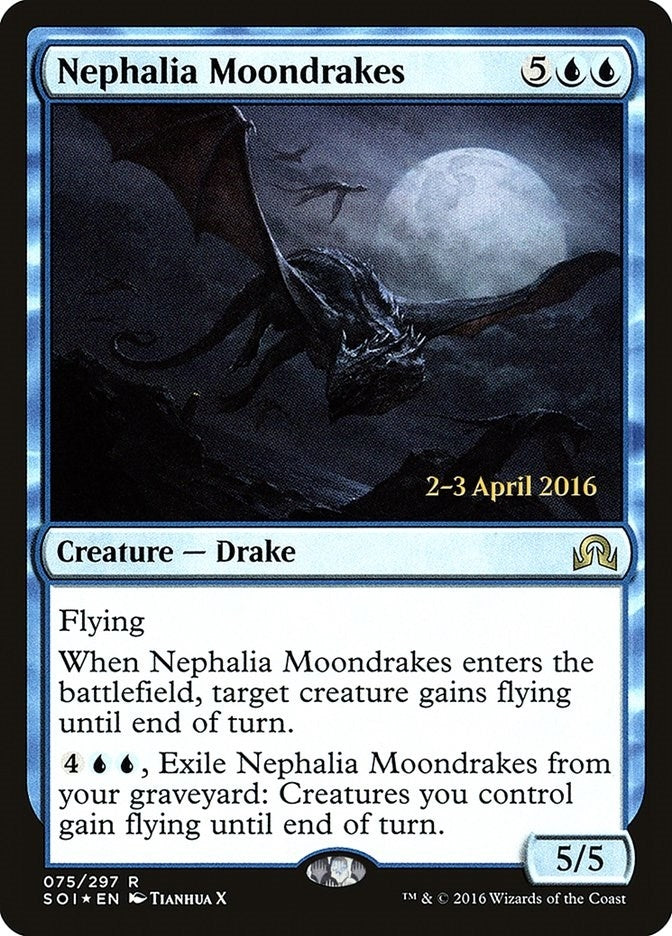 Image for Nephalia Moondrakes (75) (Prerelease Cards) - Magic: The Gathering