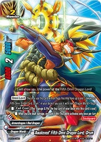 Image for "Awakened" Fifth Omni Dragon Lord, Drum (PR/0118EN) (Promo Cards) - Future Card BuddyFight