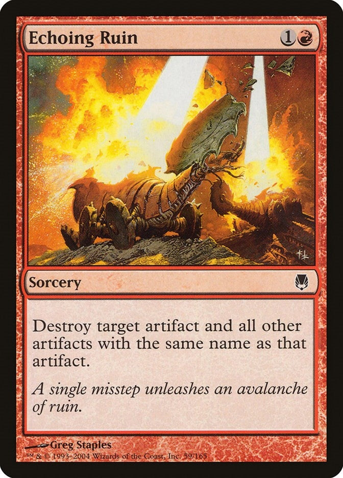 Image for Echoing Ruin (59) (Darksteel) - Magic: The Gathering