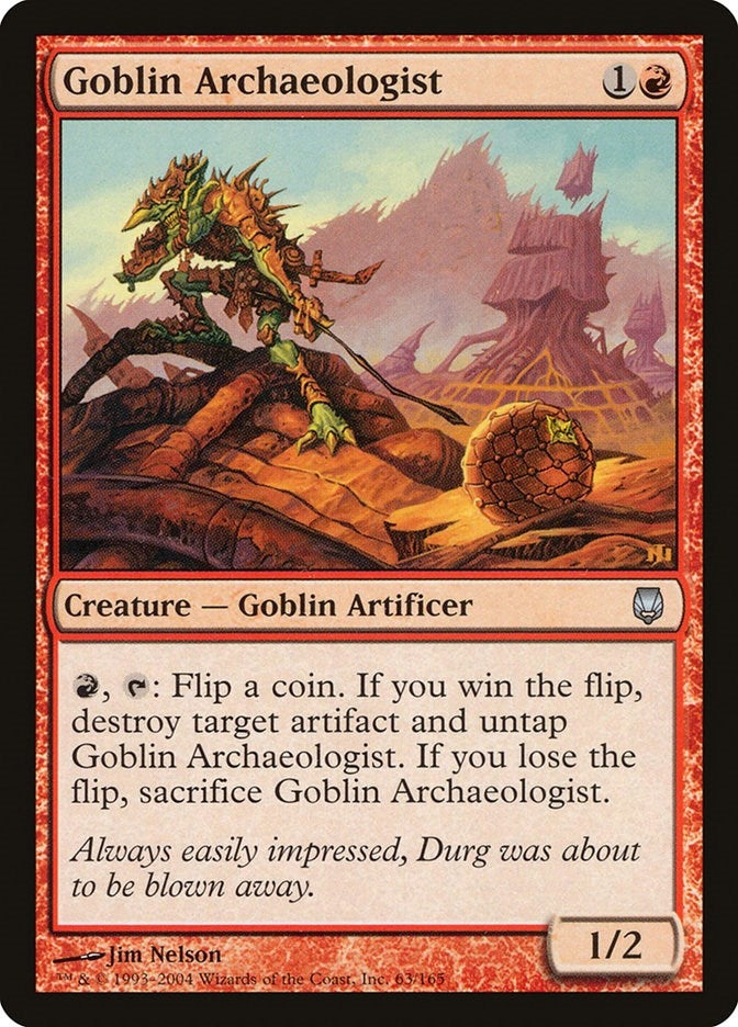 Image for Goblin Archaeologist (63) (Darksteel) - Magic: The Gathering
