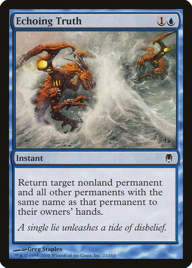 Image for Echoing Truth (21) (Darksteel) - Magic: The Gathering