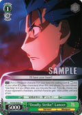 Image for "Deadly Strike" Lancer (FS/S36-E036 U) (Fate/stay night [Unlimited Blade Works] Vol. II) - Weiss Schwarz