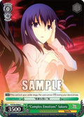 Image for "Complex Emotions" Sakura (FS/S36-E040 C) (Fate/stay night [Unlimited Blade Works] Vol. II) - Weiss Schwarz