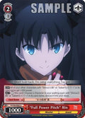 Image for "Full Power Pitch" Rin (FS/S36-E063 U) (Fate/stay night [Unlimited Blade Works] Vol. II) - Weiss Schwarz