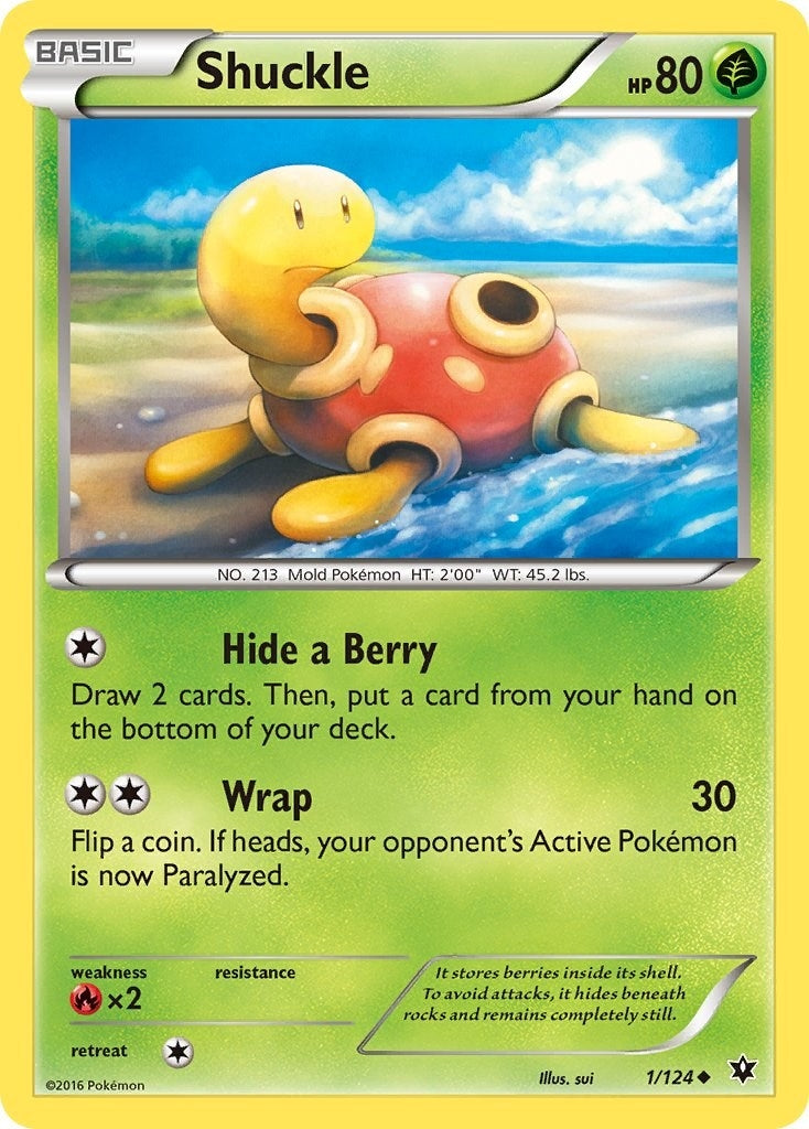 Image for Shuckle (1/124) (FCO) - Pokemon