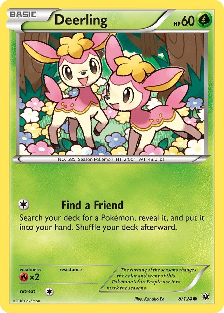 Image for Deerling (8/124) (FCO) - Pokemon