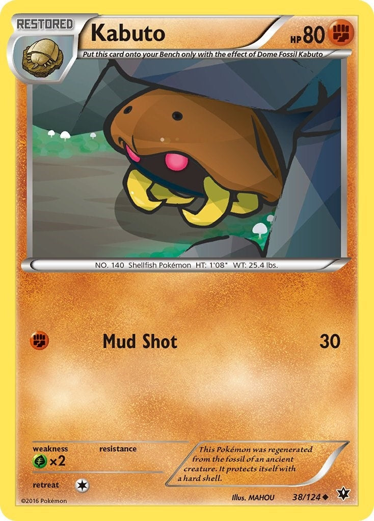 Image for Kabuto (38/124) (FCO) - Pokemon