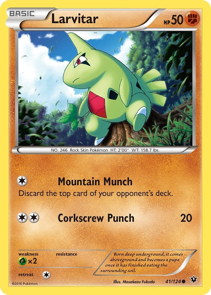 Image for Larvitar (41) (41/124) (FCO) - Pokemon