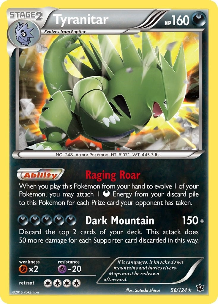 Image for Tyranitar (56/124) (FCO) - Pokemon